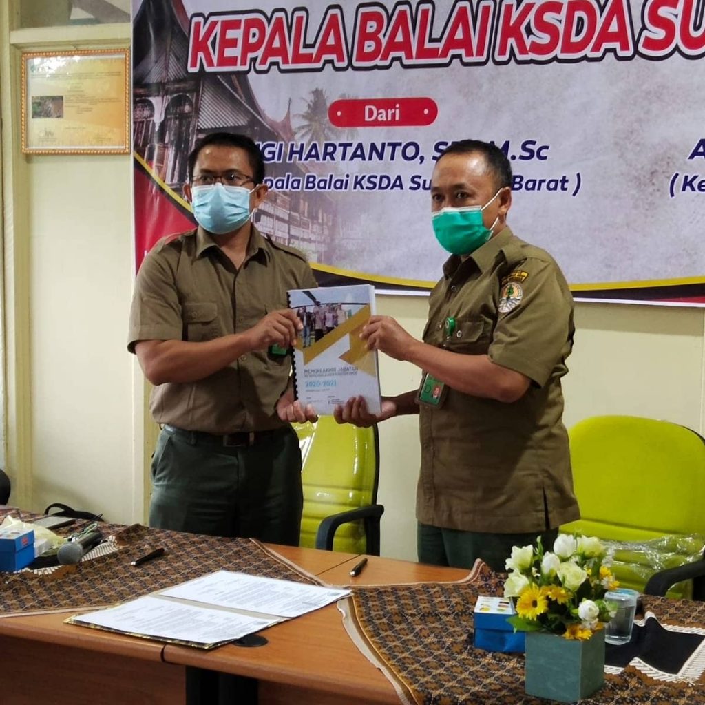 SERAH TERIMA JABATAN KEPALA BALAI KSDA SUMBAR