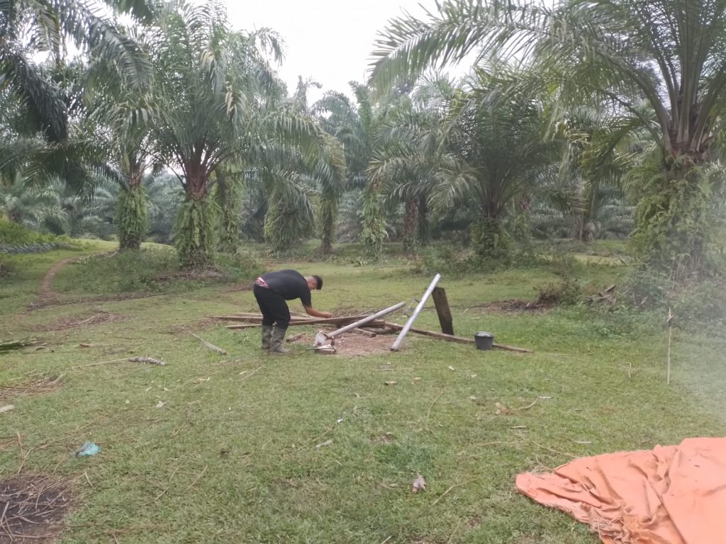 Tim SKW 1 Melakukan Penanganan Konflik Satwa Liar Di Nagari Ladang Panjang